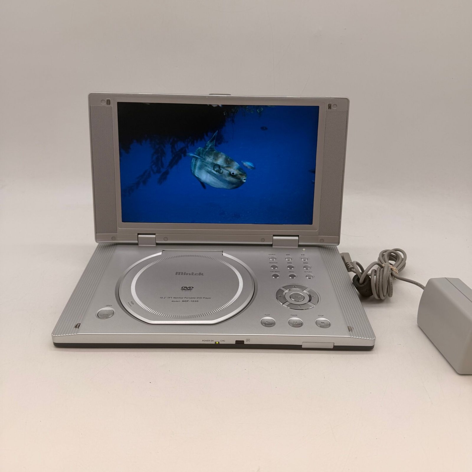 IMG_7259 Mintek MDP-1020 10.2” Portable DVD Player LCD Screen Tested w/ AC Adapter - Image 1