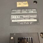 Akai GXC-40D Vintage Stereo Cassette Deck GX Head Tested Made in Japan - Image 9