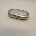 Vintage Samsung SGH-X426 Flip Phone Silver w/ OEM Charger Manual Untested - Image 5