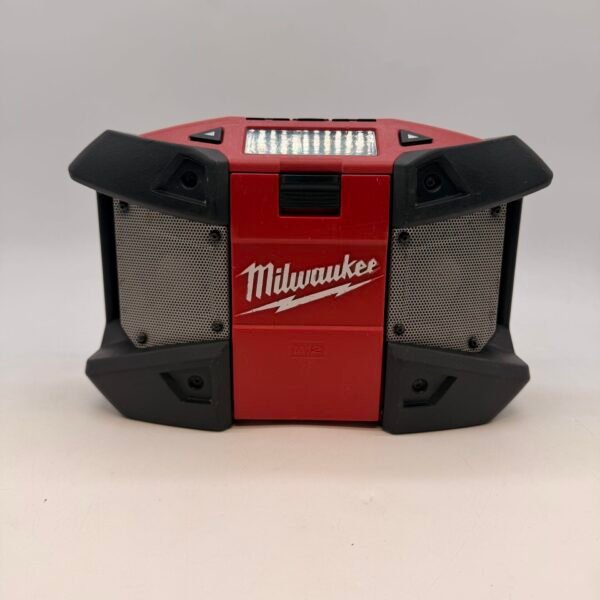 Milwaukee M12 2590-20 Jobsite AM/FM Radio LED Work Light Tested No Battery