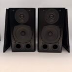 Polk Audio RT3 Bookshelf Speakers Pair Tested Working 8 Ohm Black Home Audio