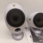 KEF HTS2001 3-Piece Home Theater Satellite Speaker Set Silver Tested Working - Image 3