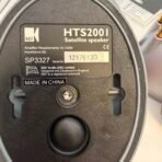 KEF HTS2001 3-Piece Home Theater Satellite Speaker Set Silver Tested Working - Image 7