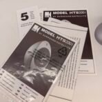 KEF HTS2001 3-Piece Home Theater Satellite Speaker Set Silver Tested Working - Image 8