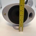 KEF HTS2001 3-Piece Home Theater Satellite Speaker Set Silver Tested Working - Image 10