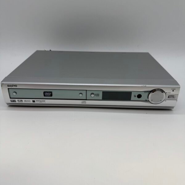 Sanyo DVD-SL18 DVD CD MP3 Player Dolby Digital DTS Tested Working Silver