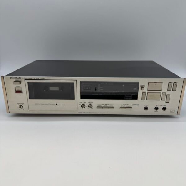 Luxman K-230 Stereo Cassette Tape Deck Vintage Hi-Fi Dolby B/C For Parts Repair