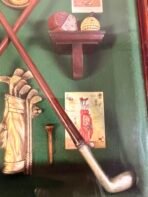 Vintage Hice Golf Club Shadow Box History of Golf Display Case 1990s - Image 4
