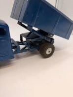 Vintage 1950s Structo C-1502 Wind-Up Dump Truck Pressed Steel Toy USA - Image 6