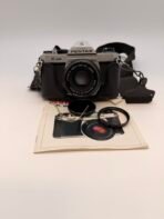 Pentax K1000 35mm SLR Film Camera SMC 50mm f/2 Lens Sunpak Flash Tested Bundle - Image 2
