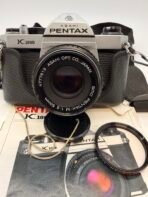 Pentax K1000 35mm SLR Film Camera SMC 50mm f/2 Lens Sunpak Flash Tested Bundle - Image 3