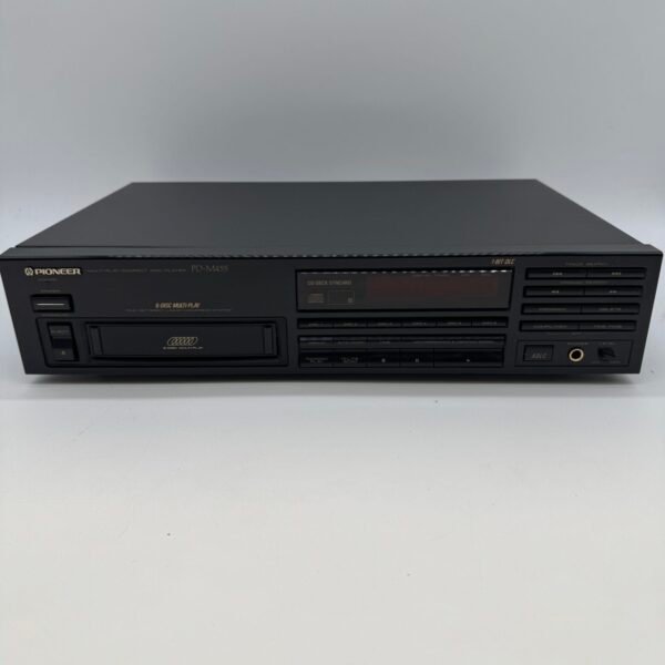 Pioneer PD-M455 6-Disc Multi CD Changer Player Vintage Japan For Parts Turns On