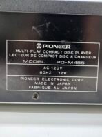 Pioneer PD-M455 6-Disc Multi CD Changer Player Vintage Japan For Parts Turns On - Image 5
