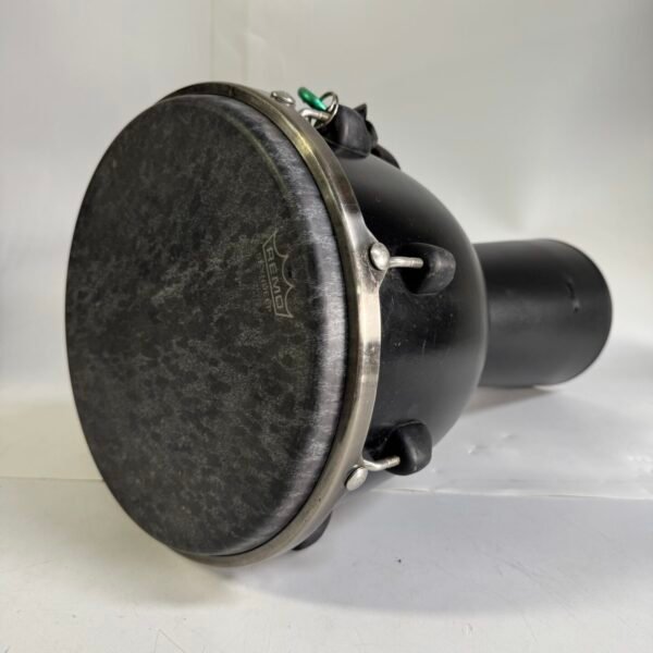 Remo Mondo Djembe 12" Hand Drum Black Skyndeep Head w/ Shoulder Strap USA