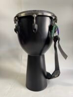 Remo Mondo Djembe 12" Hand Drum Black Skyndeep Head w/ Shoulder Strap USA - Image 4