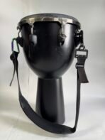 Remo Mondo Djembe 12" Hand Drum Black Skyndeep Head w/ Shoulder Strap USA - Image 6