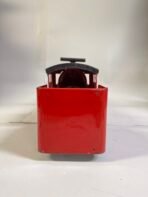 Vintage Red Pressed Steel Toy Locomotive Train Marx 3000 – 26" Long 1940s USA - Image 3