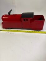 Vintage Red Pressed Steel Toy Locomotive Train Marx 3000 – 26" Long 1940s USA - Image 7