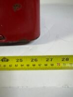 Vintage Red Pressed Steel Toy Locomotive Train Marx 3000 – 26" Long 1940s USA - Image 8