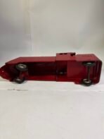 Vintage Red Pressed Steel Toy Locomotive Train Marx 3000 – 26" Long 1940s USA - Image 9