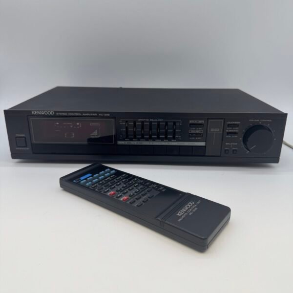 Kenwood KC-206 Stereo Control Amplifier Bundle with   Remote Tested Working