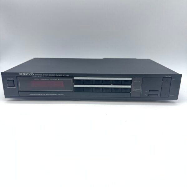 Kenwood KT-56 AM/FM Stereo Synthesizer Tuner Digital Vintage – Tested Working