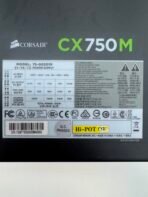 Corsair CX750M 750W Semi-Modular ATX Power Supply PSU with Cables Tested Working - Image 6