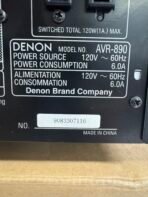 Denon AVR-890  7.1 SURROUND AV Hdmi Stereo Receiver Remote Bundle Fresh Service! - Image 9
