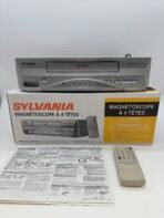 Sylvania C6240VF 4-Head VHS VCR Video Cassette Recorder w/ Remote Box Manual