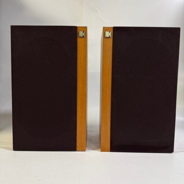 Vintage KEF Corelli SP1051 8 Ohm Speakers – Pair – Tested Working Wooden England