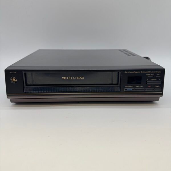 GE VG-7720 VHS HQ 4-Head VCR Video Cassette Recorder –Tested Working JAPAN
