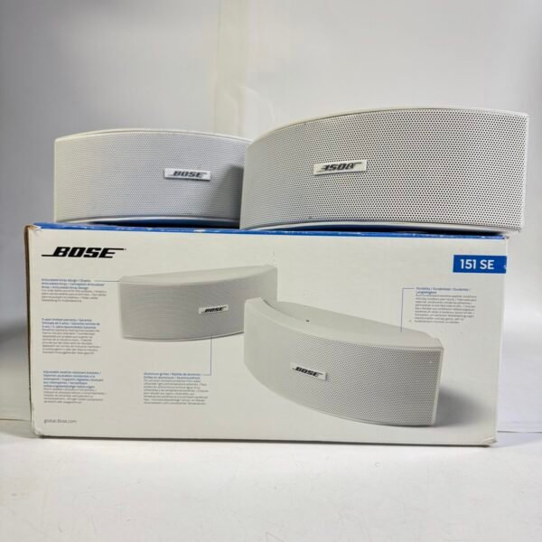 Bose 151 SE Outdoor Environmental Speakers White Pair 151SE , Brackets and Box