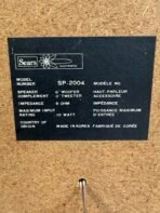 Vintage Sears SP-2004 2-Way Speakers 8 Ohm 10W – Pair - Image 6