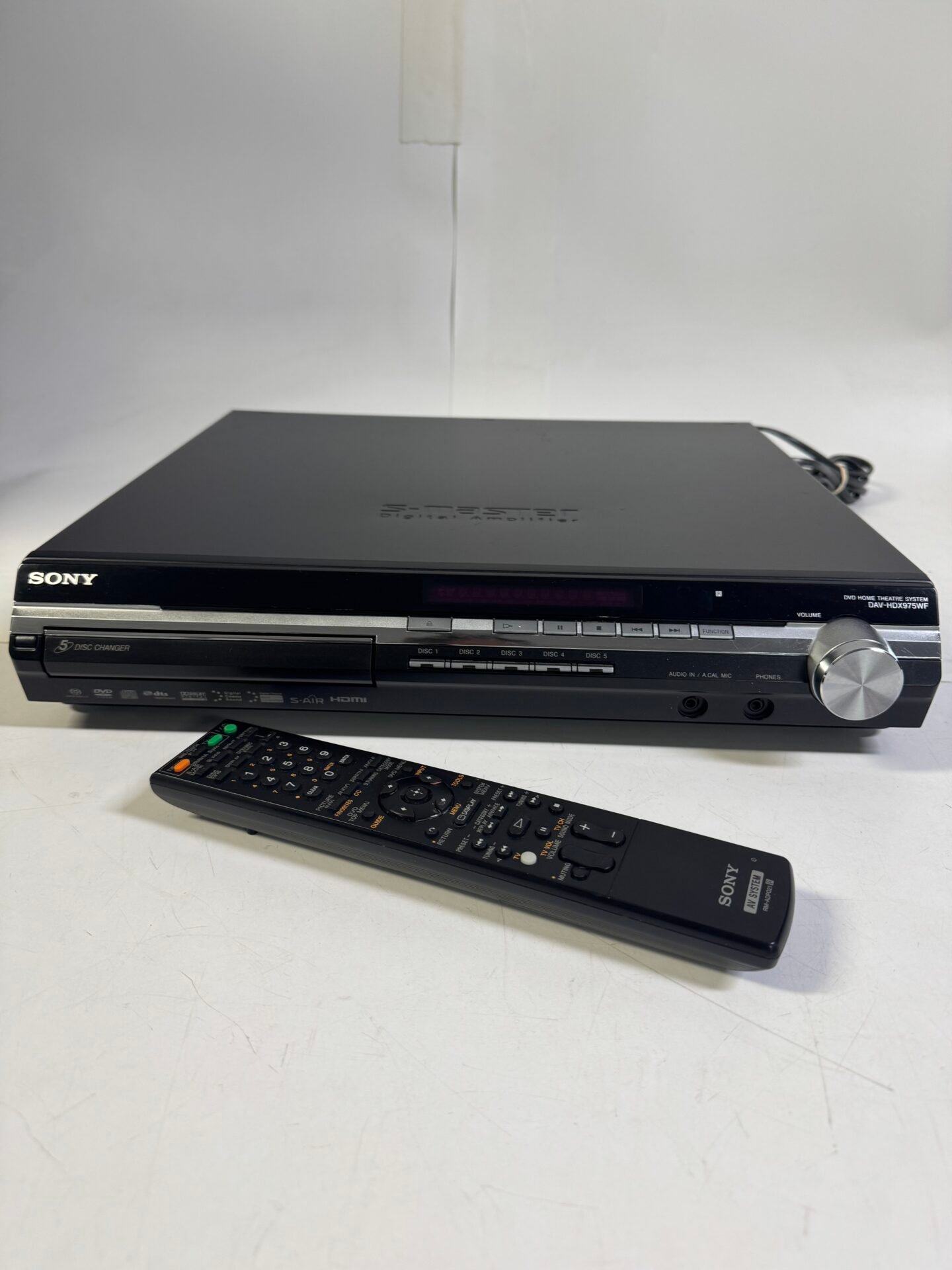 IMG_0699 Sony HCD-HDX975WF 5-Disc DVD Home Theatre Receiver with Remote - Image 1