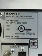 Sony HCD-HDX975WF 5-Disc DVD Home Theatre Receiver with Remote - Image 8