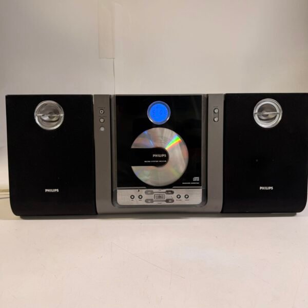 Philips MC235B/37 Micro Hi-Fi Stereo CD Player AM/FM Speakers Tested Working