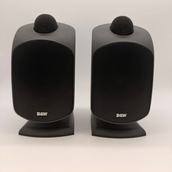 B&W Bowers & Wilkins LM1 Speakers Pair 100W 8 Ohm Black Tested Working