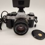Canon AE-1 Program 35mm SLR Camera FD 50mm f/1.8 Lens Flash Tested - Image 2