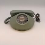Vintage Northern Telecom Rotary Dial Telephone Green Retro Canadian Phone