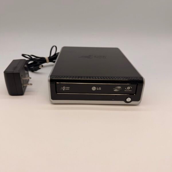 LG GE20LU10 External Super Multi DVD Rewriter LightScribe USB w/ Adapter
