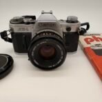 Canon AE-1 35mm SLR Film Camera FD 50mm f/1.8 Lens Tested Working Japan - Image 2