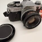 Canon AE-1 35mm SLR Film Camera FD 50mm f/1.8 Lens Tested Working Japan - Image 3