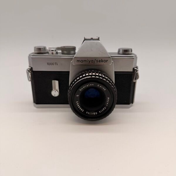 Mamiya Sekor 1000 TL 35mm SLR Film Camera Domiplan 50mm f/2.8 Tested Japan